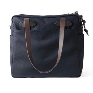 Rugged Twill Tote Bag w/ Zipper